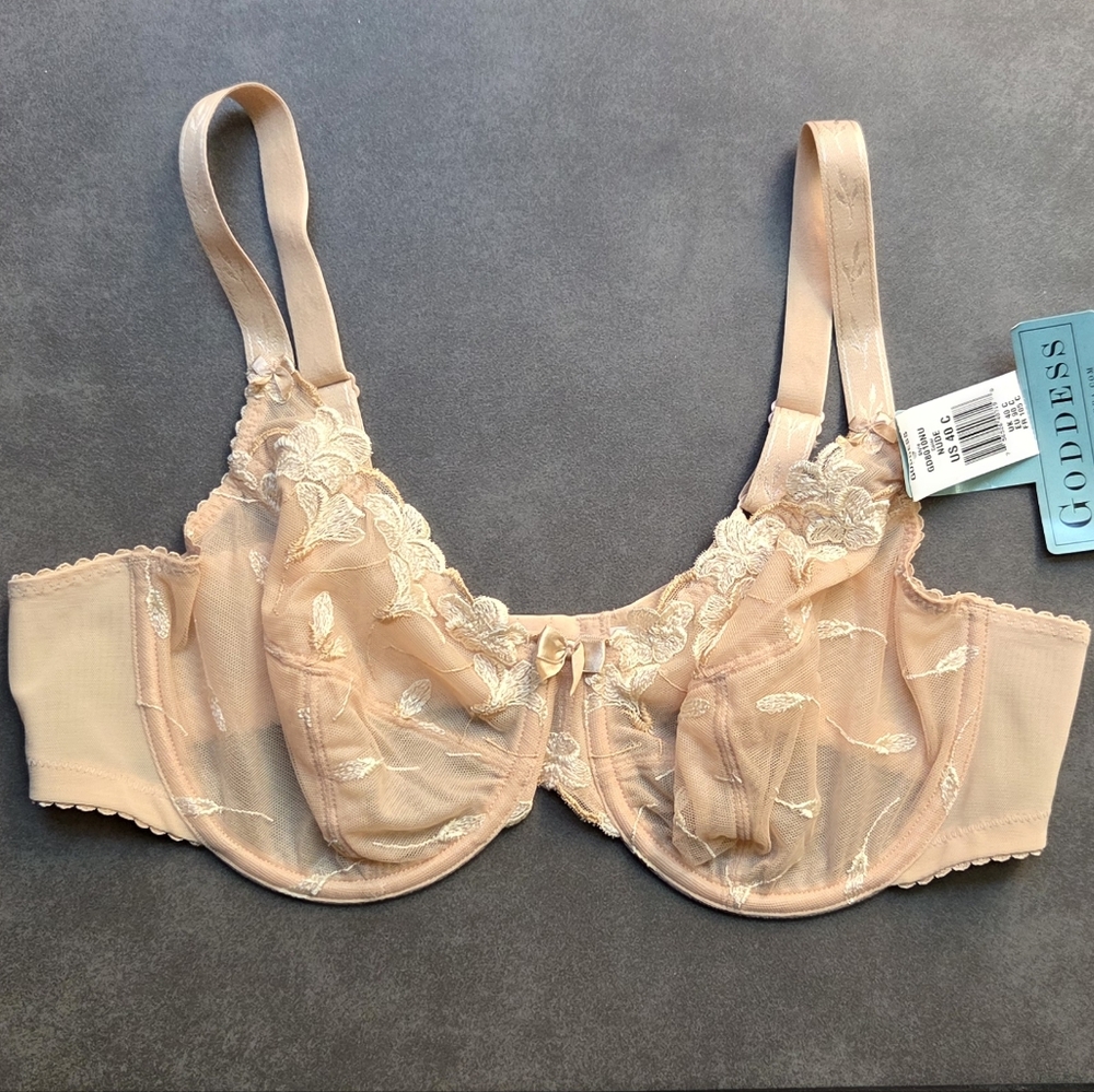 NWT Goddess Underwire Bra 40C